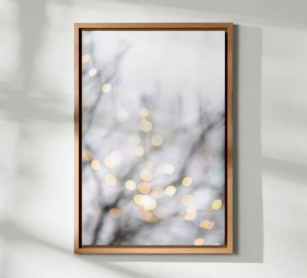 Winter Lights 2 Alu-Dibond von Mareike Böhmer Photography