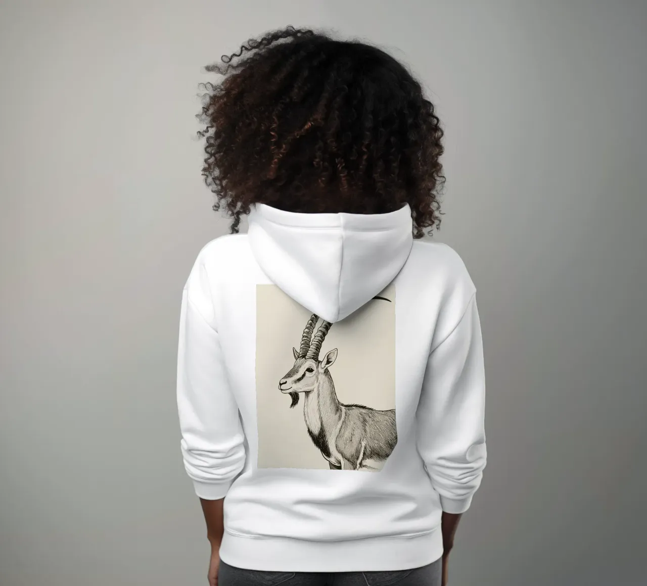 Markhor felpa con cappuccio da knowledge