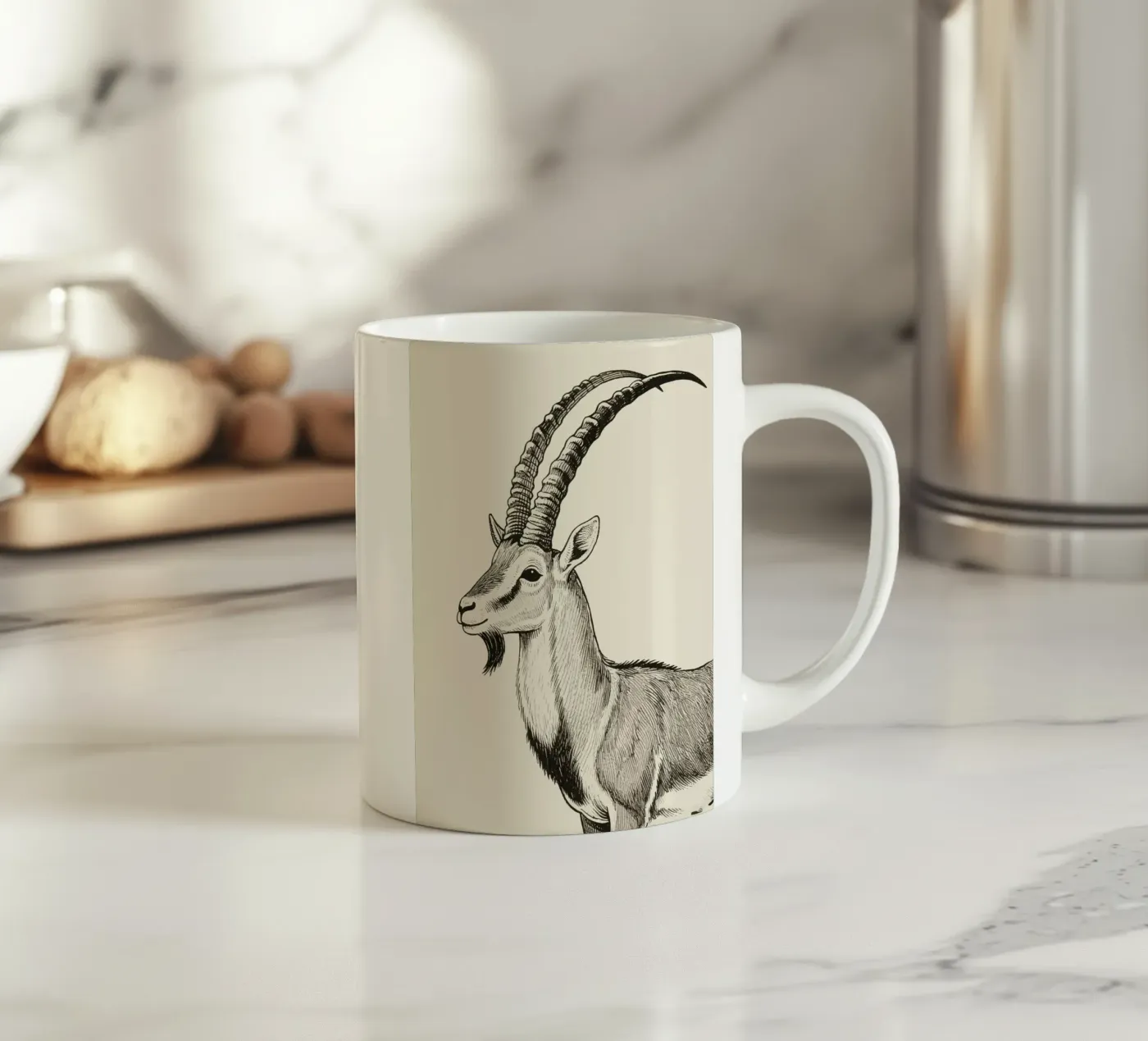 Markhor tazza in ceramica da knowledge