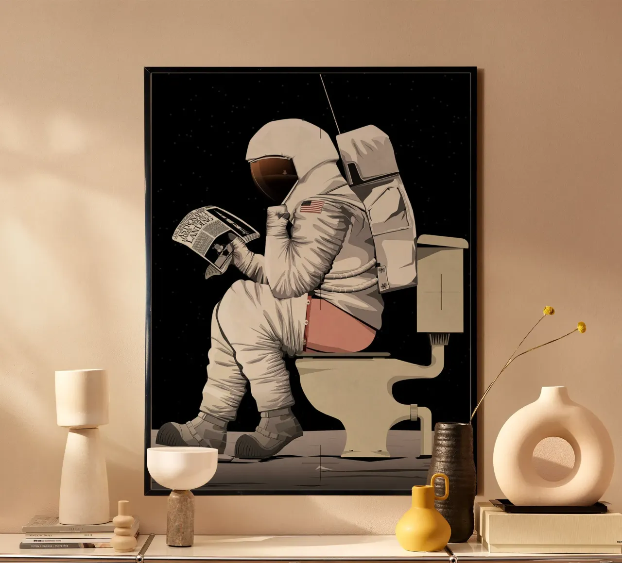 Astronauta sul water I poster da Thomas