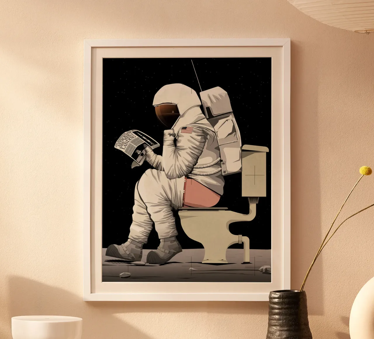 Astronauta sul water I poster da Thomas