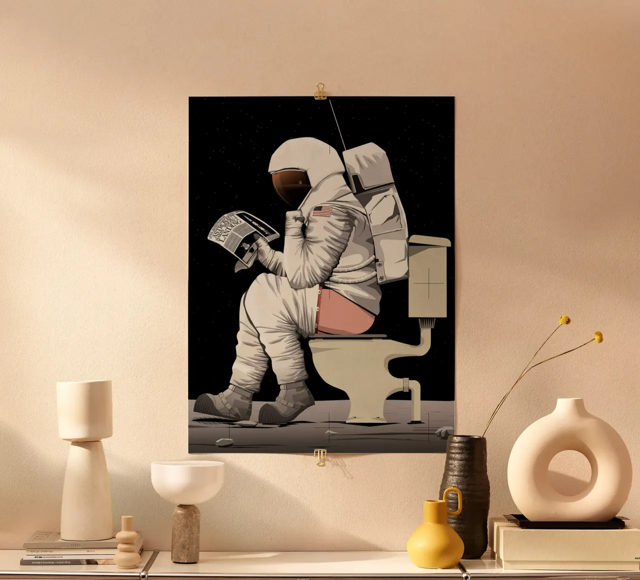 Astronauta sul water I poster da Thomas