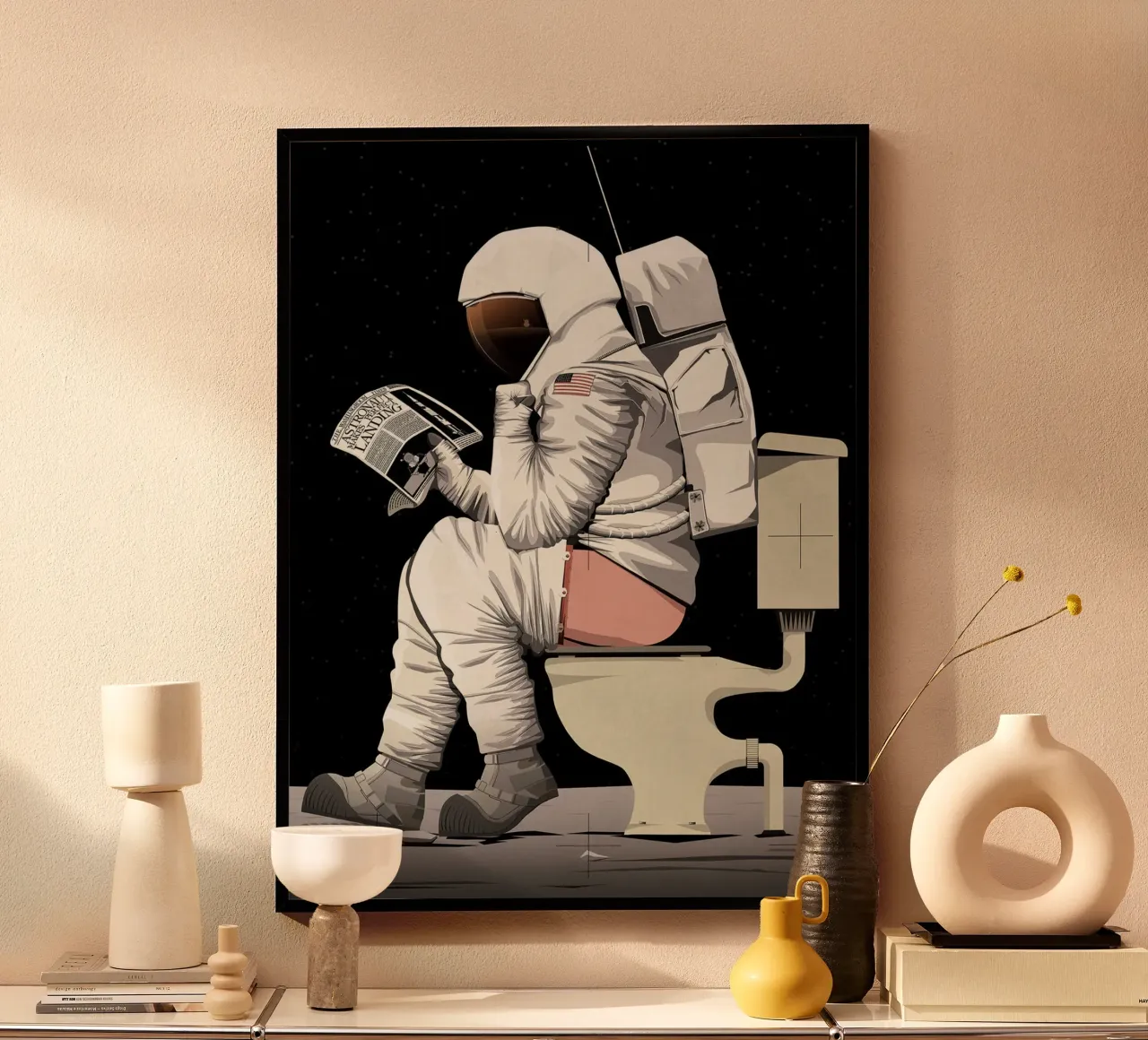 Astronauta sul water I poster da Thomas