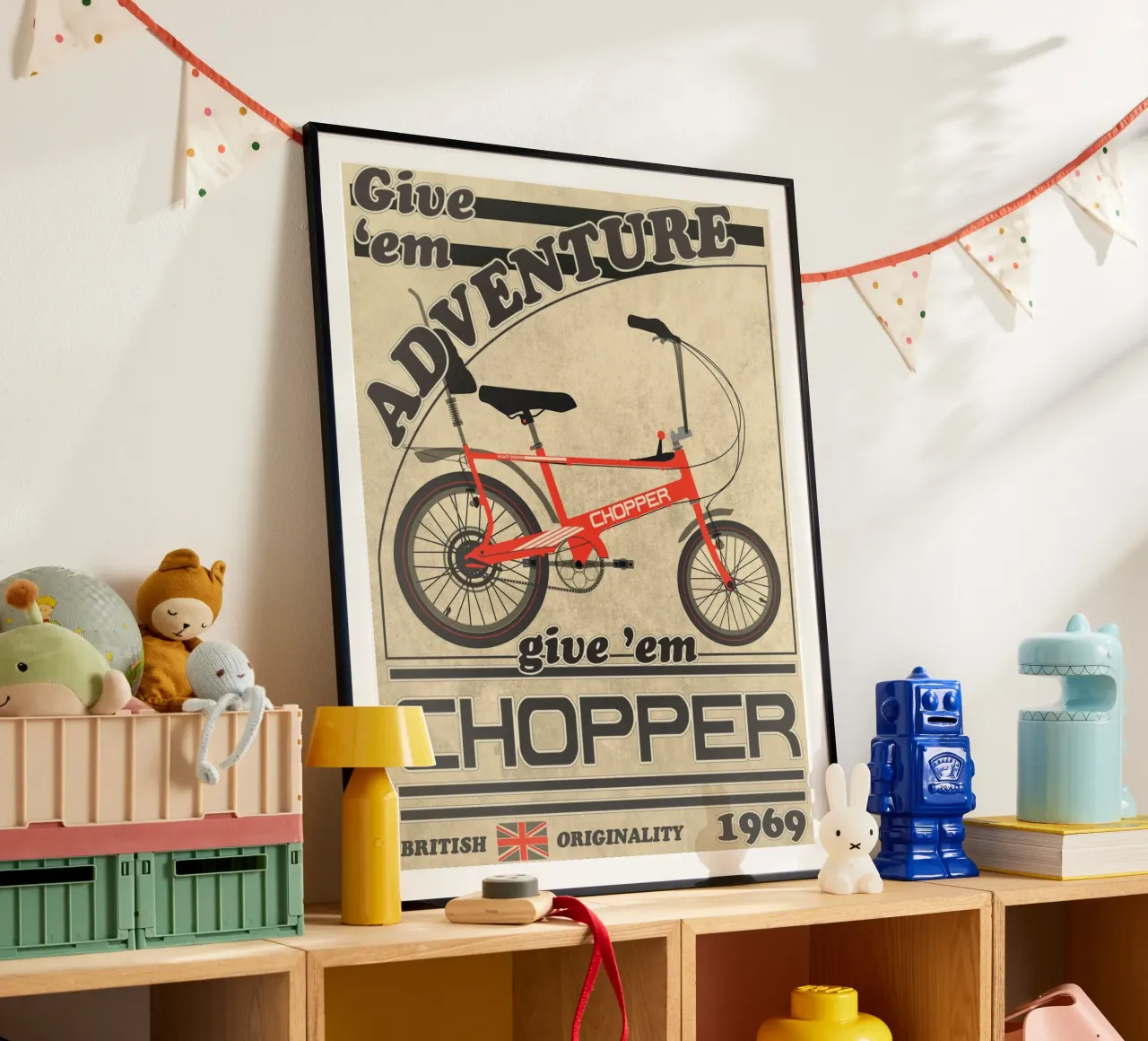 Bicicletta Chopper 1969 poster da Thomas