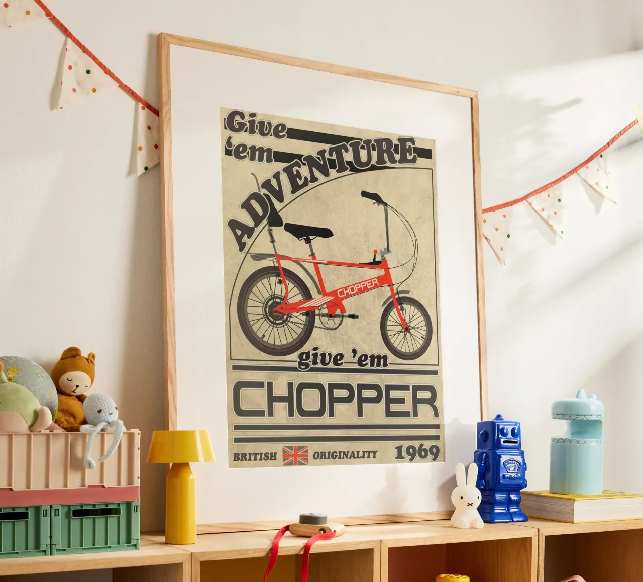 Bicicletta Chopper 1969 poster da Thomas
