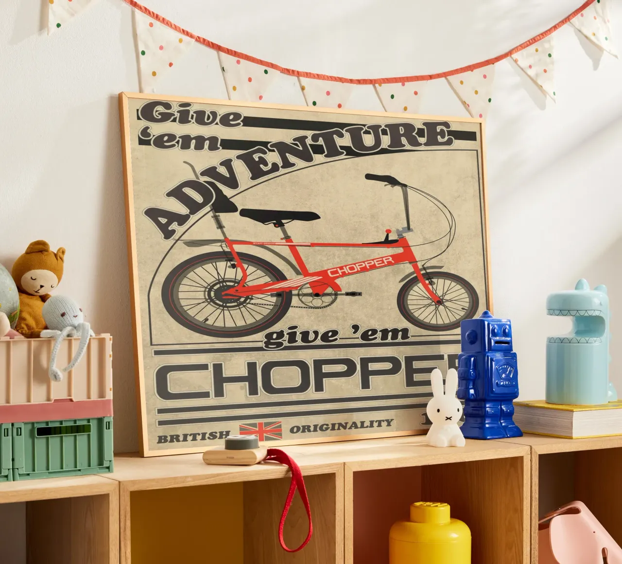 Bicicletta Chopper 1969 poster da Thomas