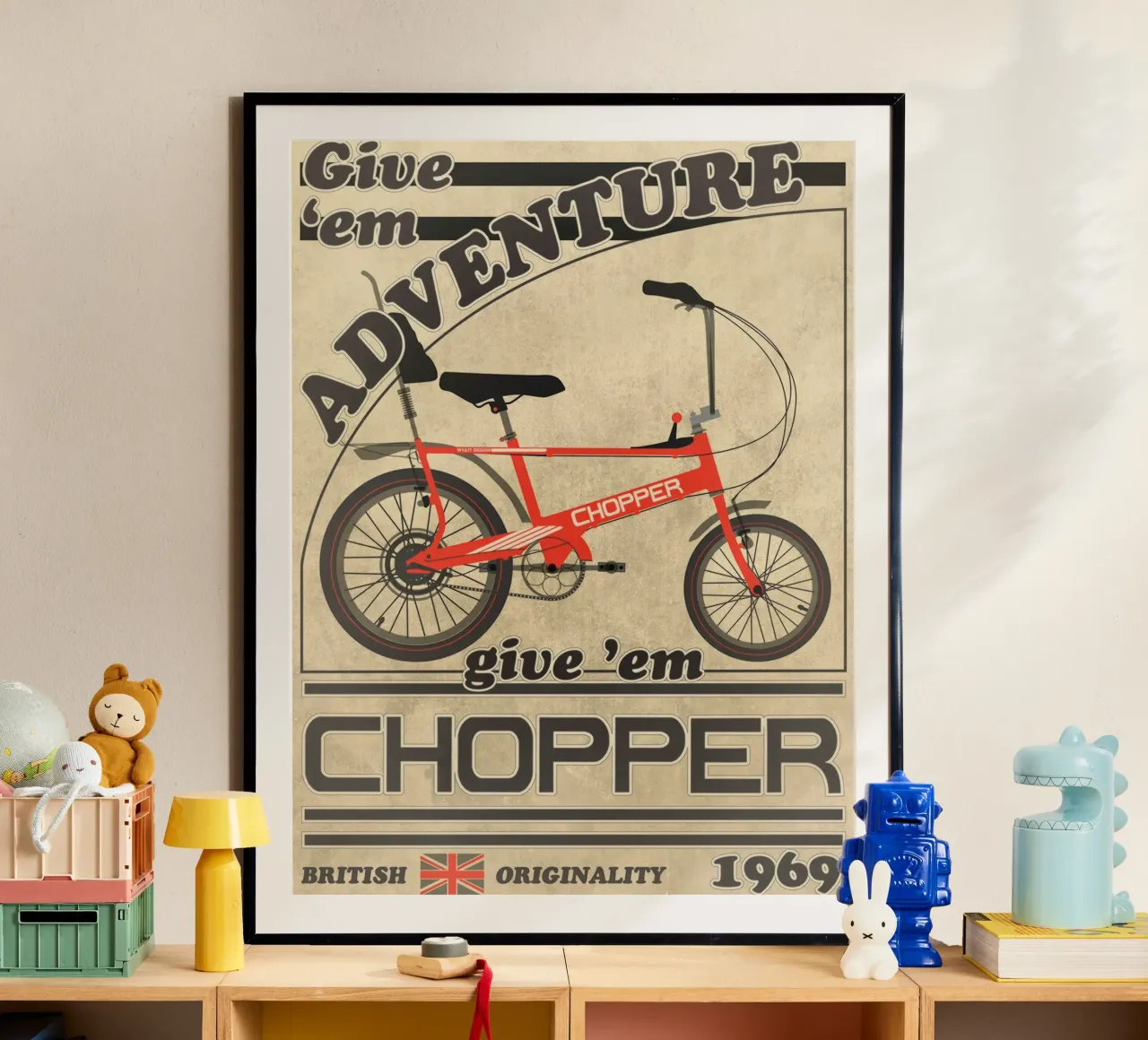 Bicicletta Chopper 1969 poster da Thomas