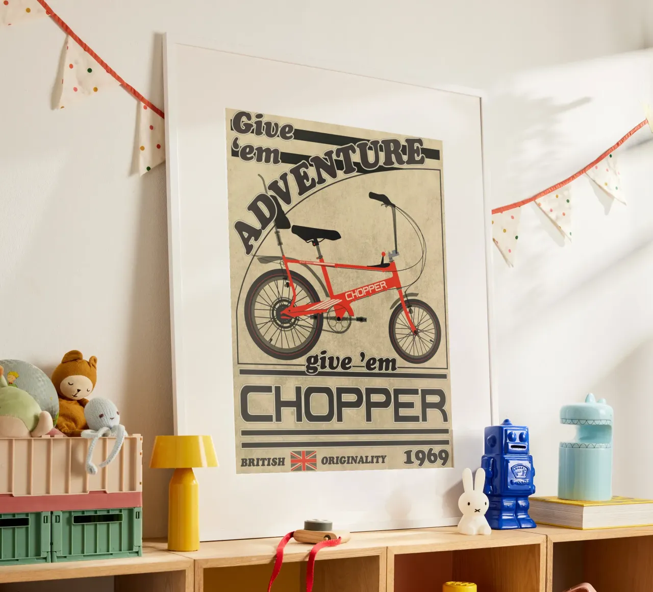 Bicicletta Chopper 1969 poster da Thomas