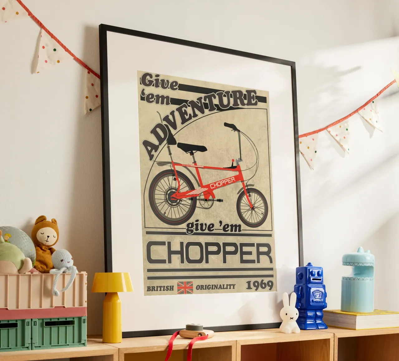 Bicicletta Chopper 1969 poster da Thomas