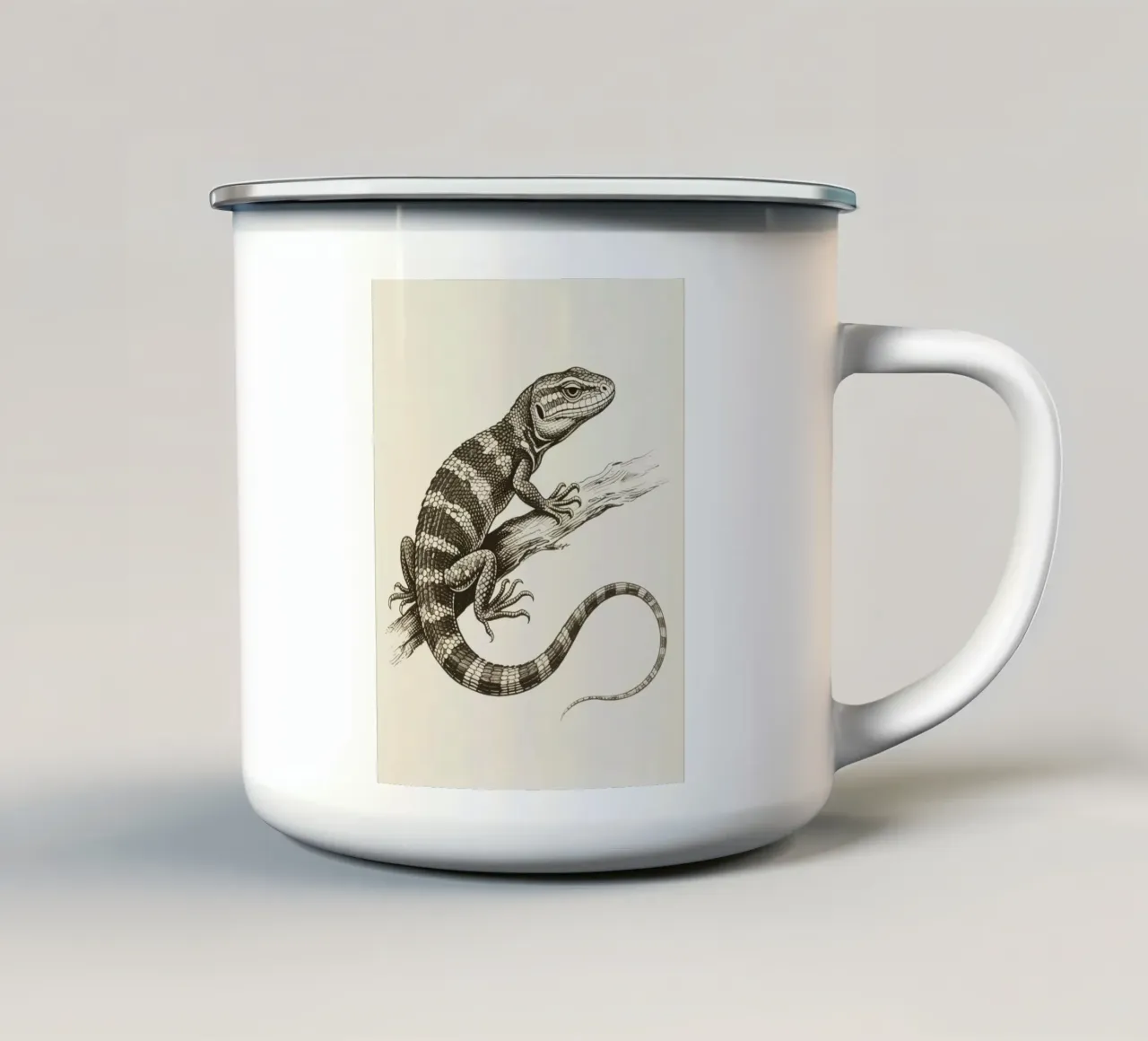 Skink tazza in smalto da knowledge