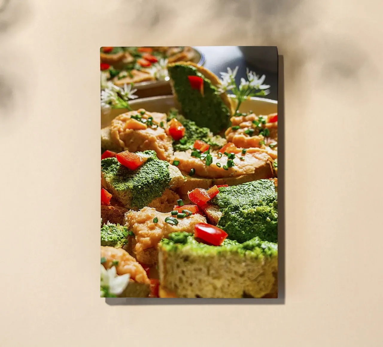 Mini Colorful Bites – Culinary Wall Print notebook by jay