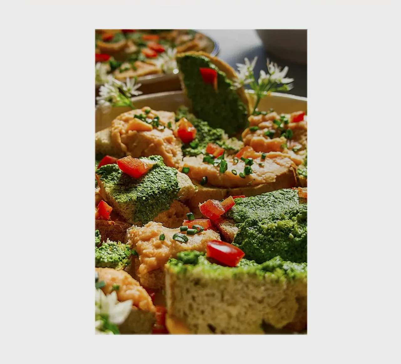 Mini Colorful Bites – Culinary Wall Print notebook by jay