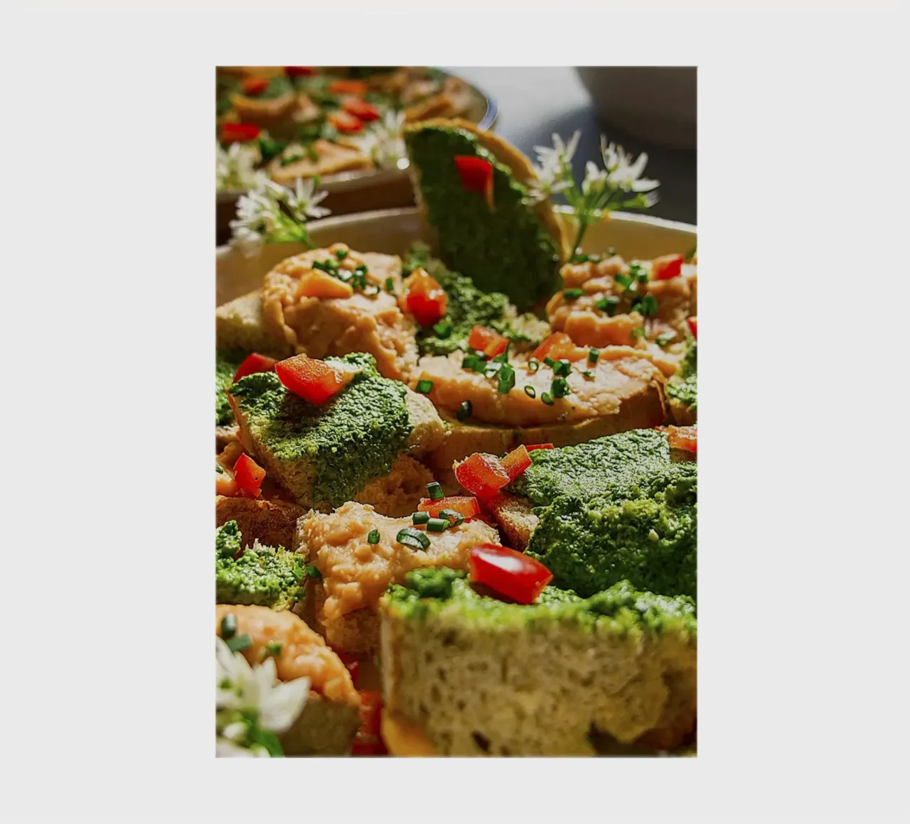 Mini Colorful Bites – Culinary Wall Print notebook by jay