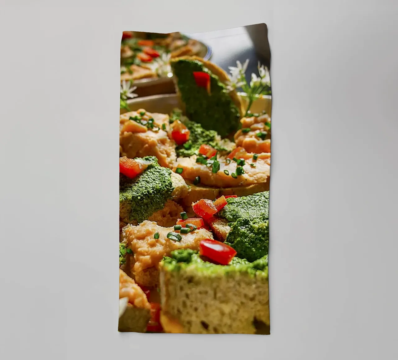 Mini Colorful Bites – Culinary Wall Print towel by jay