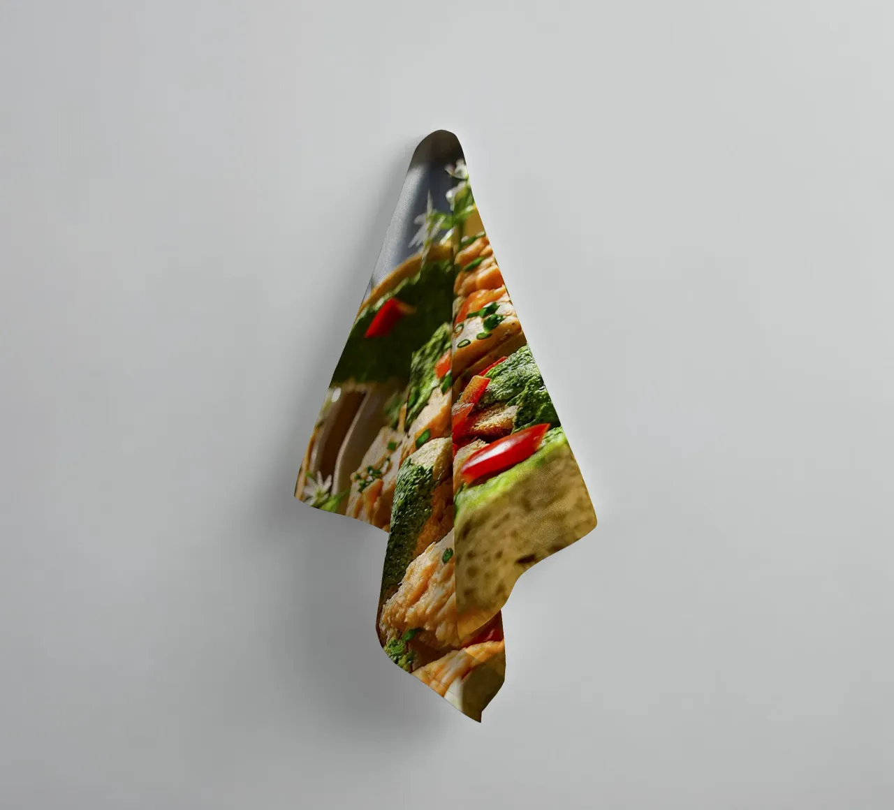 Mini Colorful Bites – Culinary Wall Print towel by jay