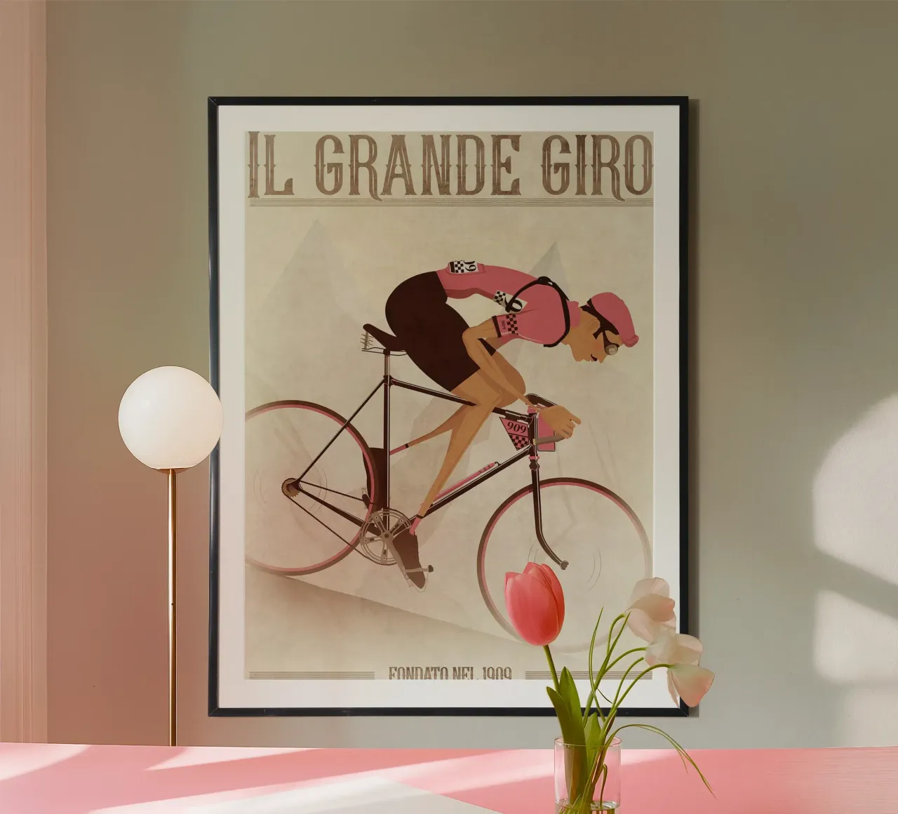 Giro D'Italia Mountain Stage poster da Thomas