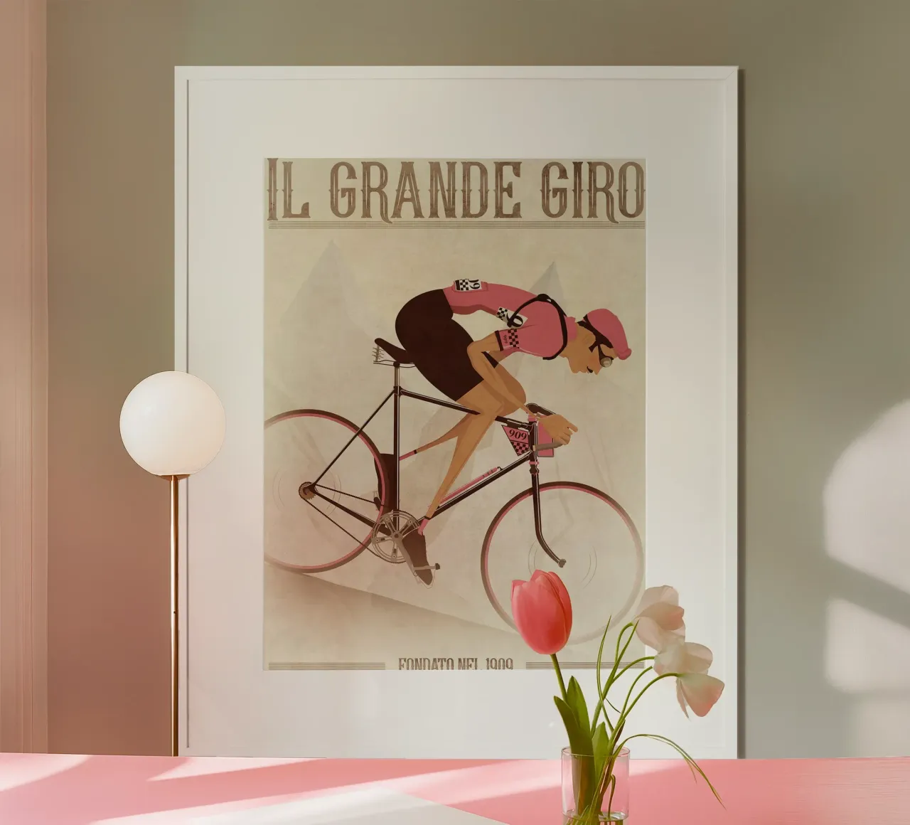 Giro D'Italia Mountain Stage poster da Thomas