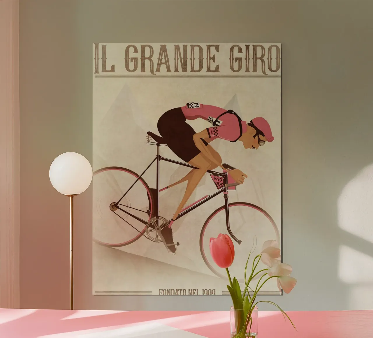 Giro D'Italia Mountain Stage poster da Thomas