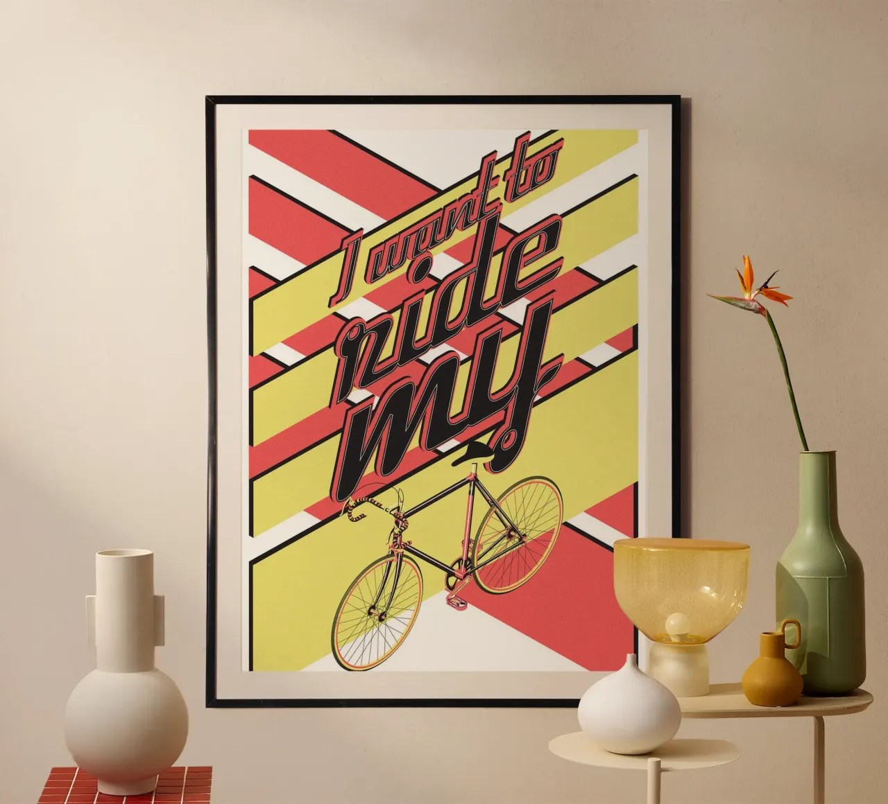 Voglio andare in bicicletta poster da Thomas