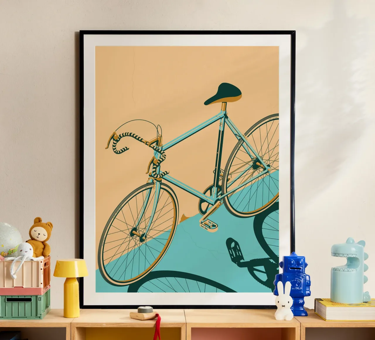 Bicicletta isometrica poster da Thomas