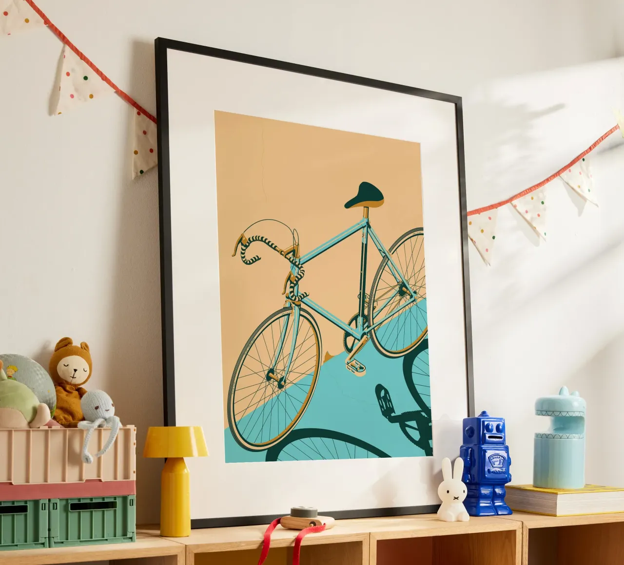 Bicicletta isometrica poster da Thomas