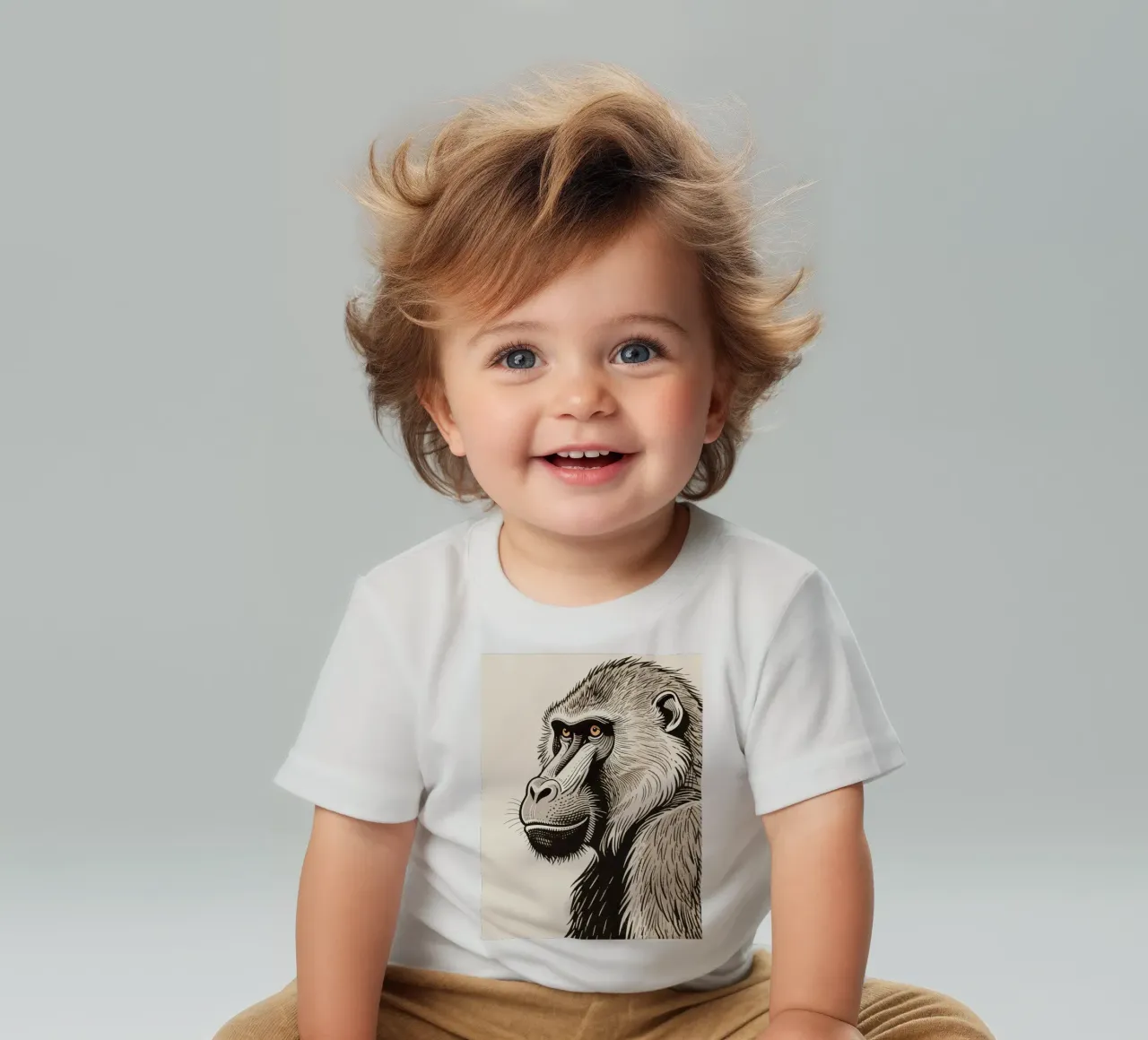 Babbuino maglietta neonato da knowledge