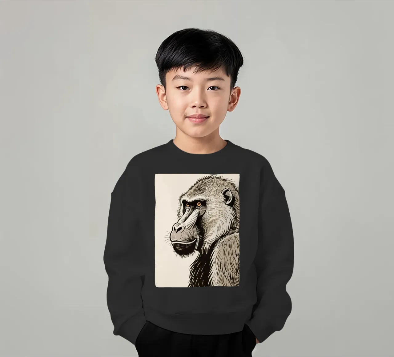 Babbuino felpa bambino da knowledge