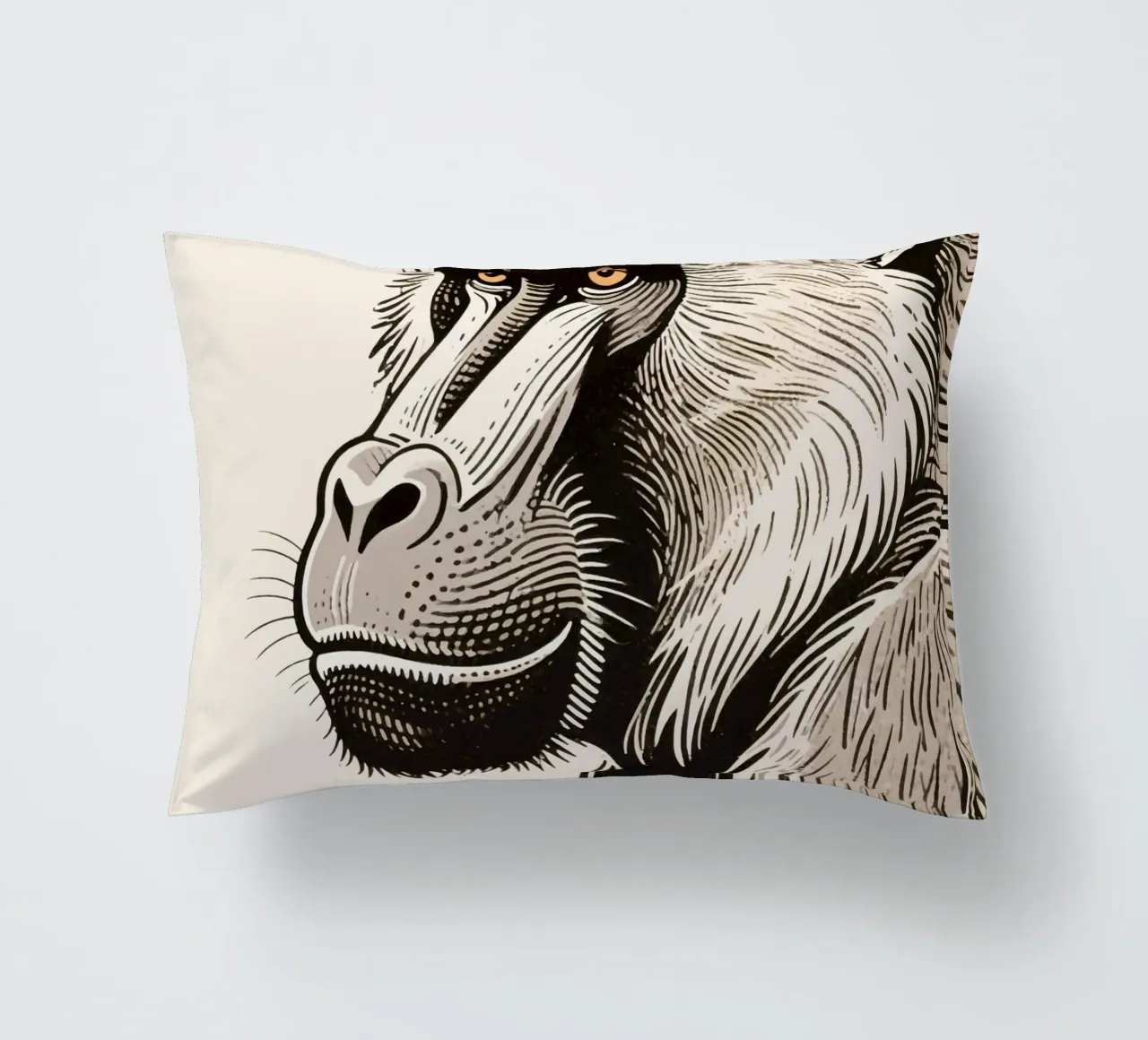 Babbuino cuscino da knowledge