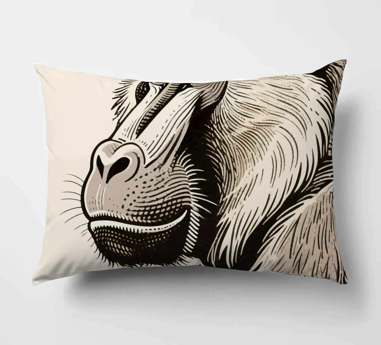 Babbuino cuscino da knowledge