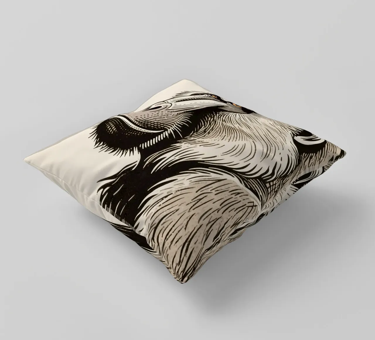 Babbuino cuscino da knowledge