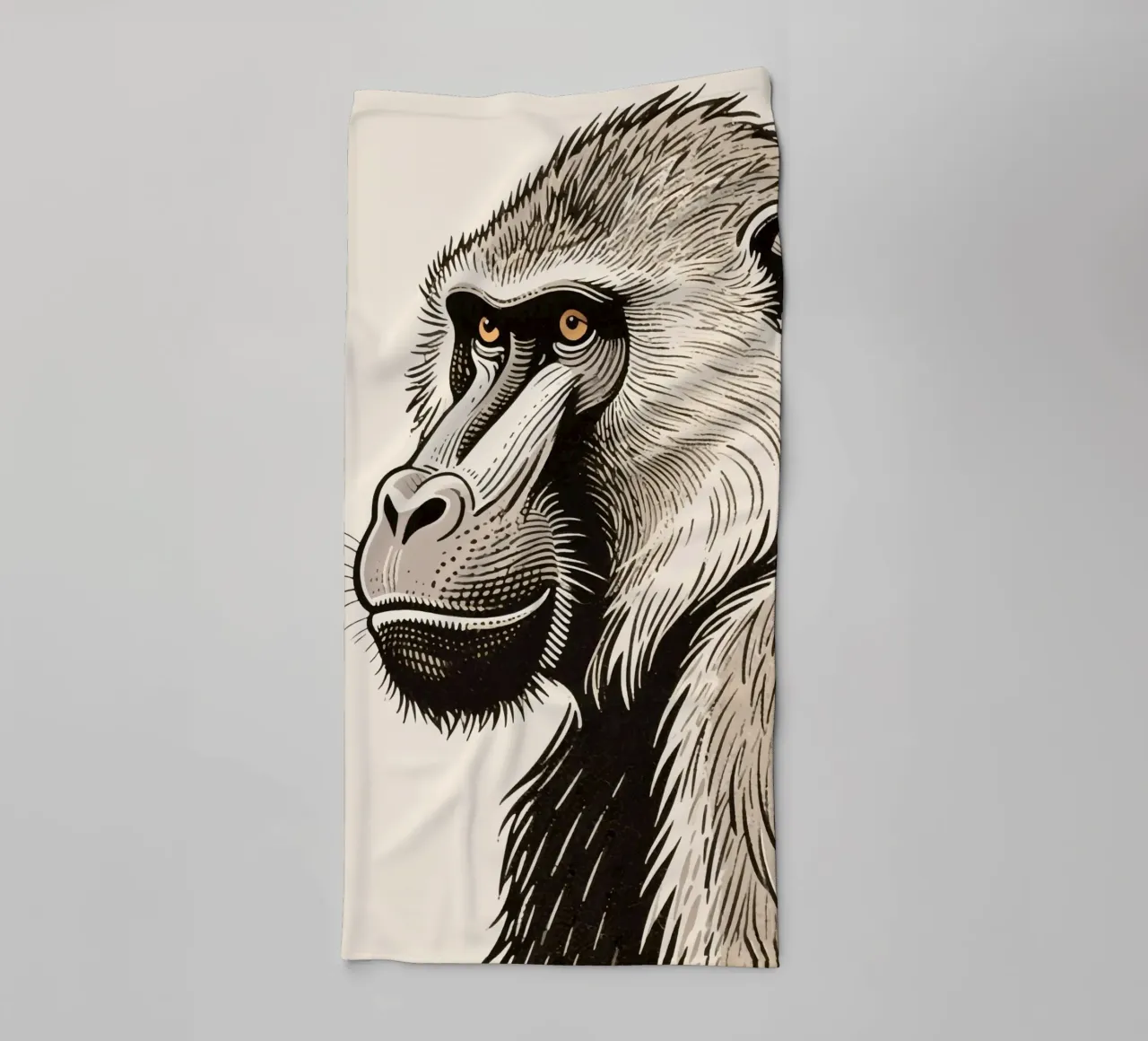 Babbuino asciugamano da bagno da knowledge