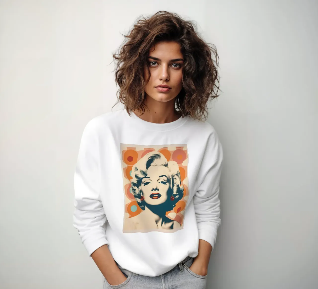 Marilyn Forever Retro Pop Art sudadera de Autofocus