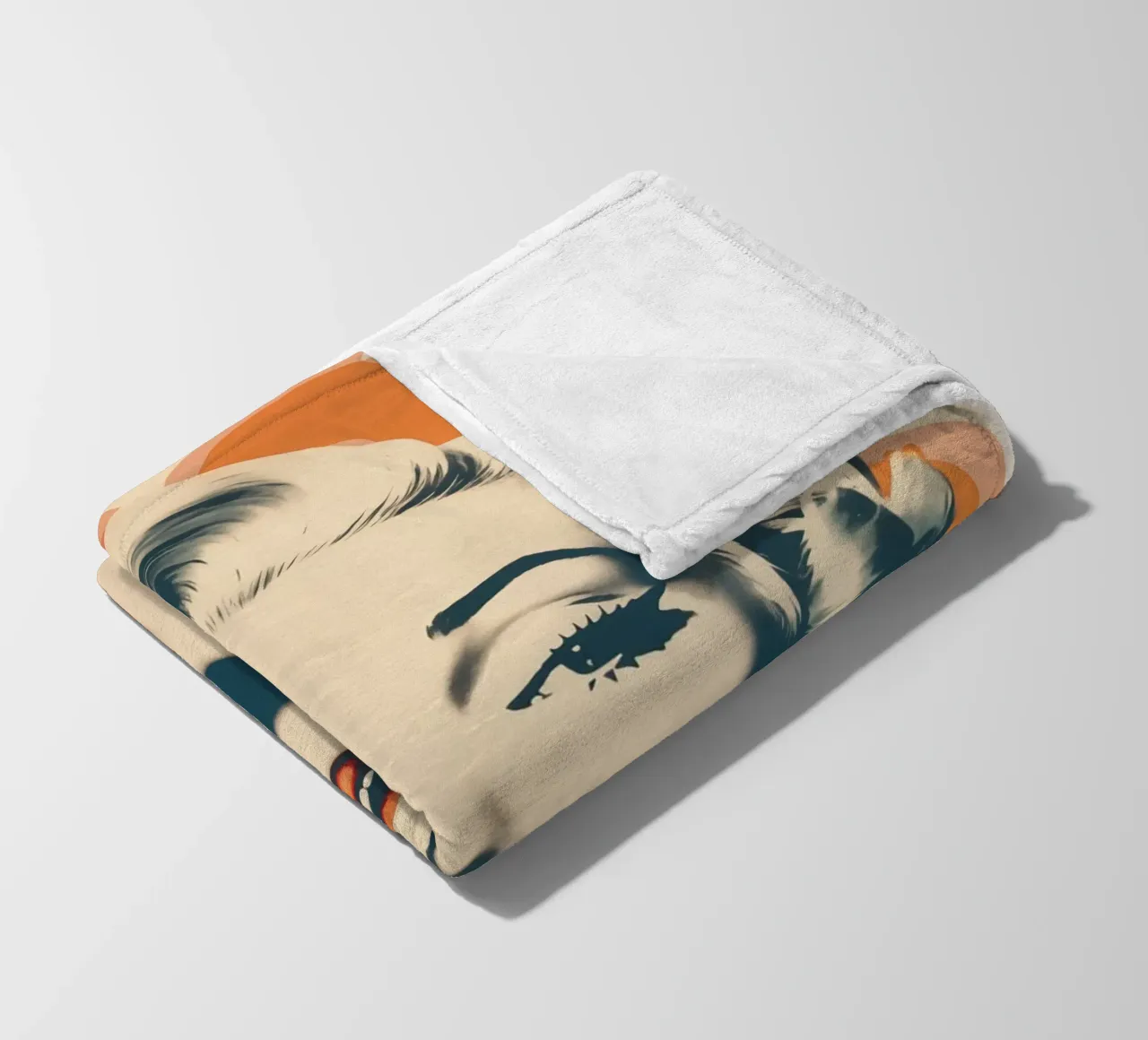 Marilyn Forever Retro Pop Art Fleecedecke von Autofocus