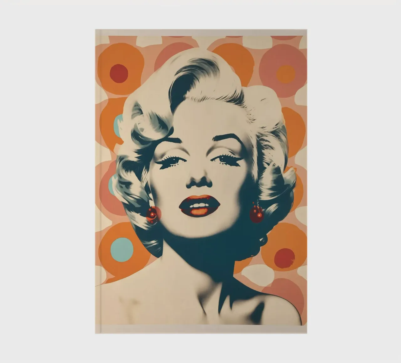 Marilyn Forever Retro Pop Art notebook by Autofocus