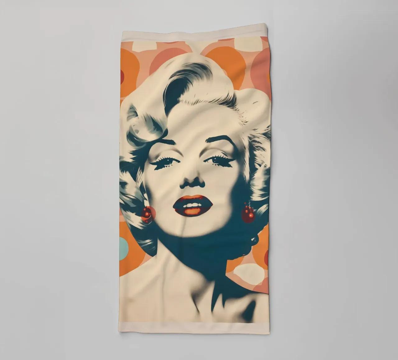 Marilyn Forever Retro Pop Art towel by Autofocus