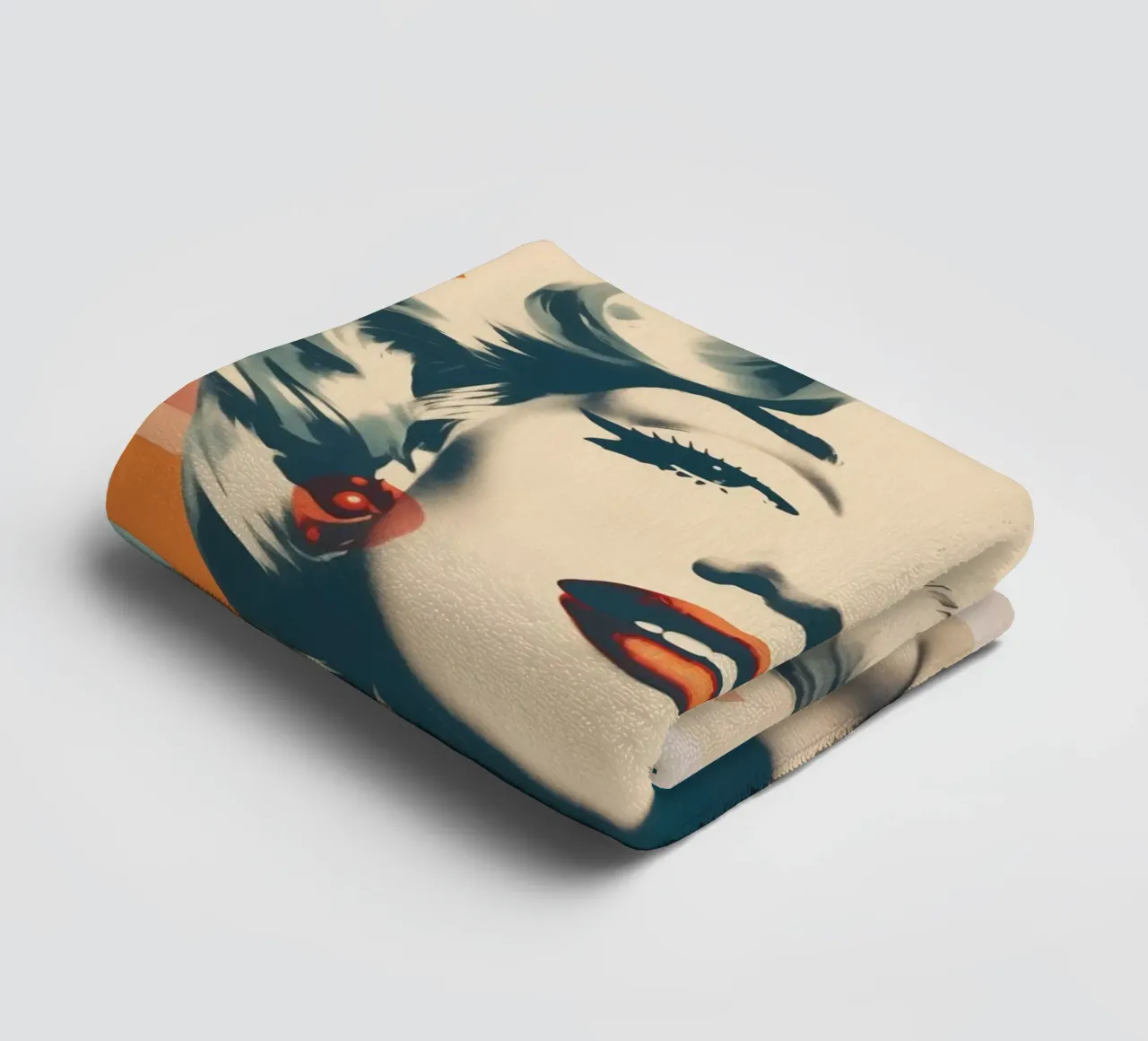 Marilyn Forever Retro Pop Art towel by Autofocus