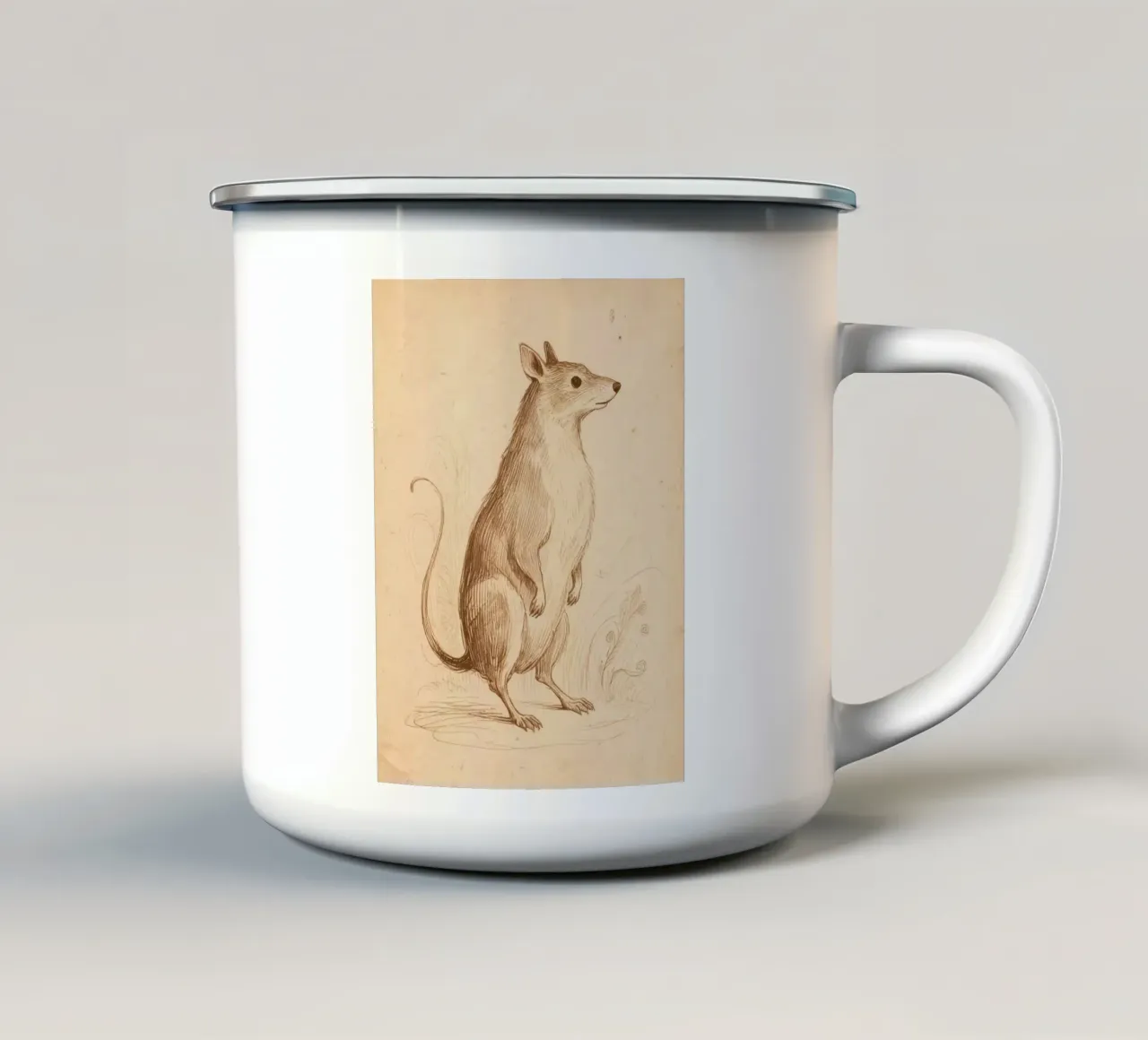 Marten tazza in smalto da knowledge