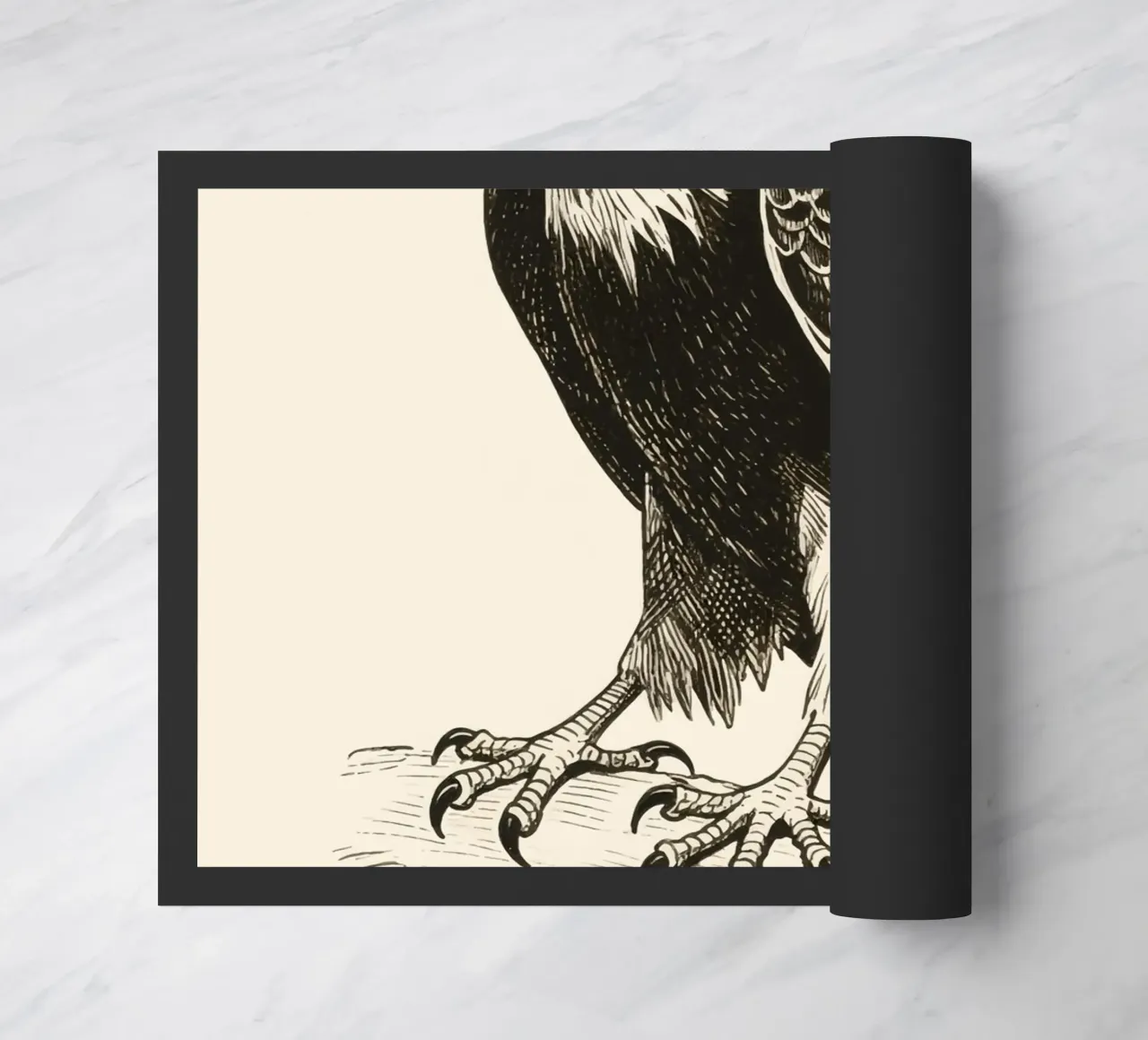 Hawk doormat by knowledge