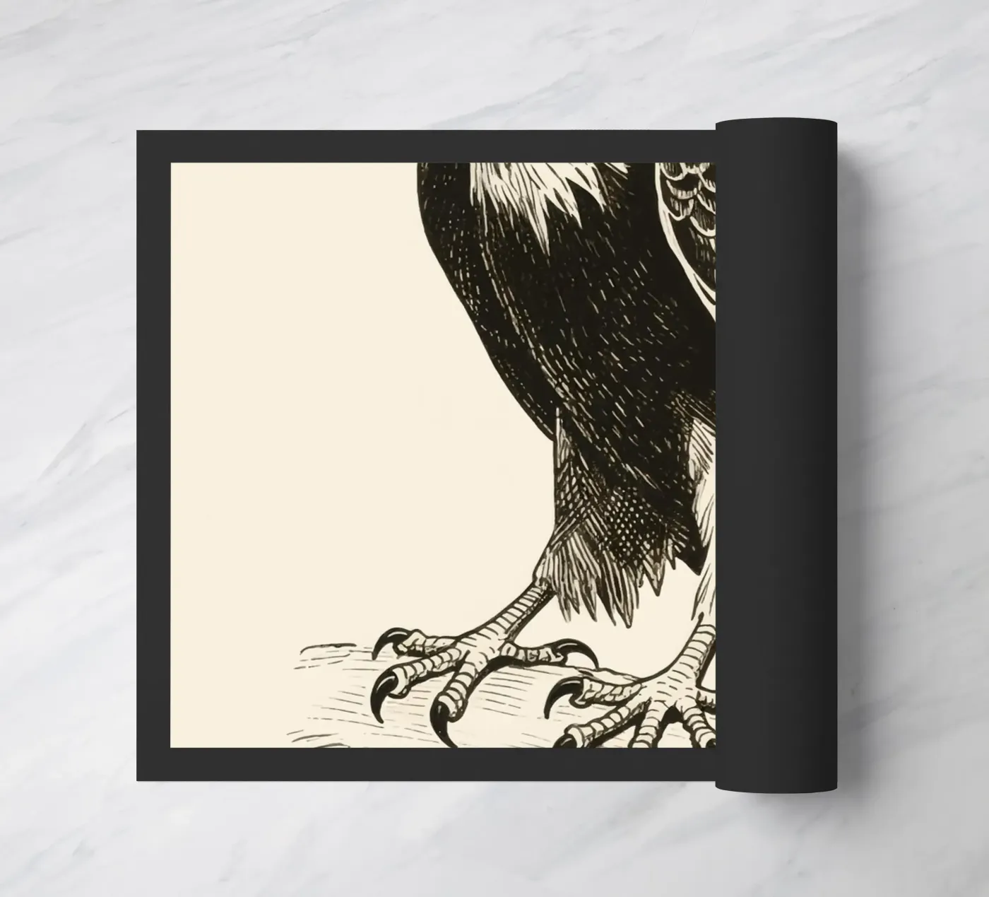 Hawk doormat by knowledge