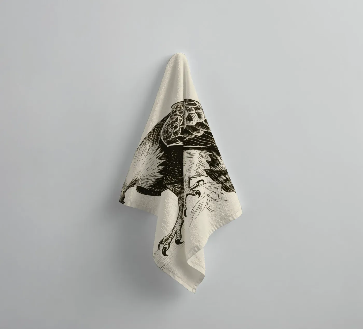 Hawk towel by knowledge