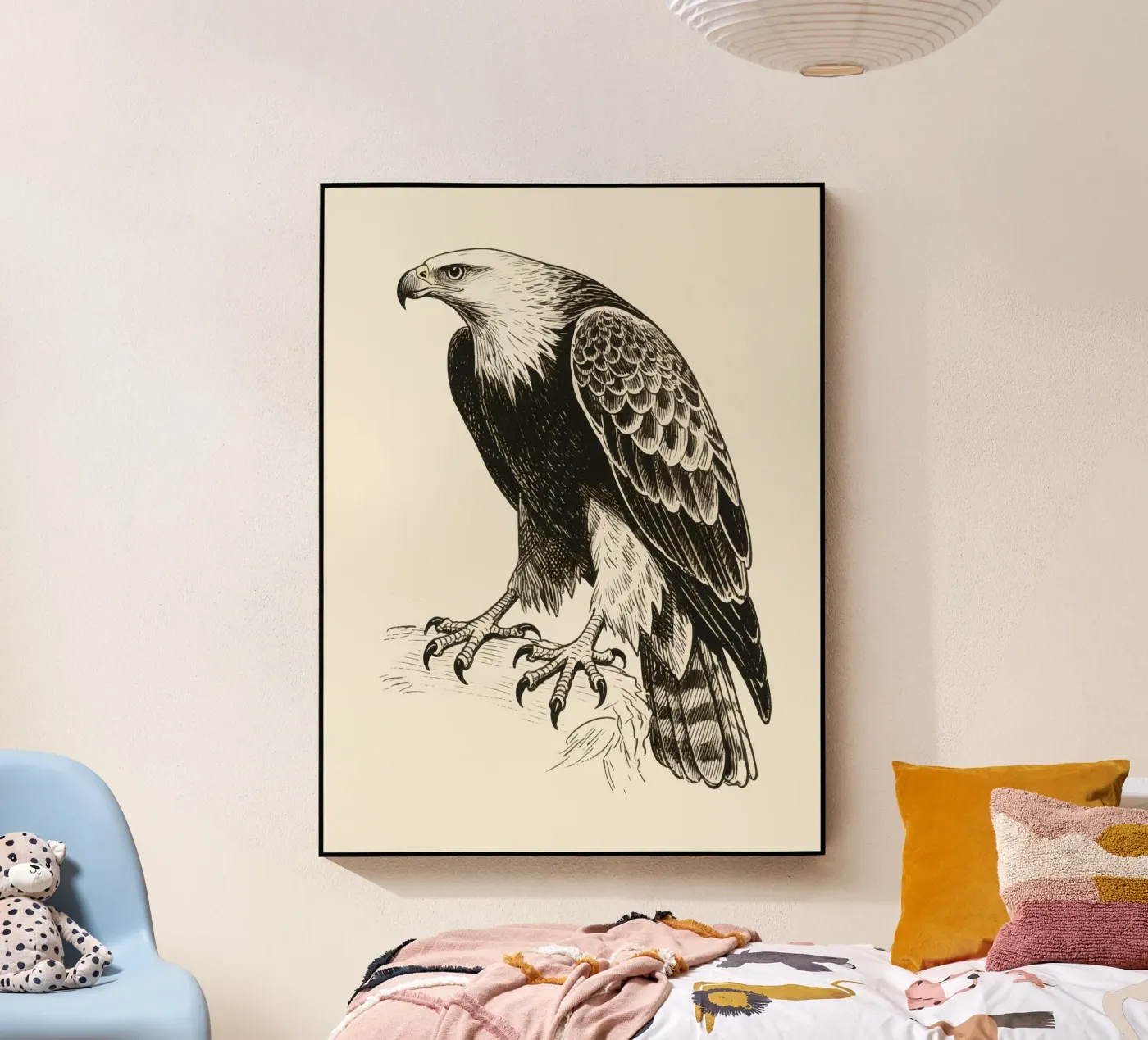 Hawk acrylic glass by knowledge