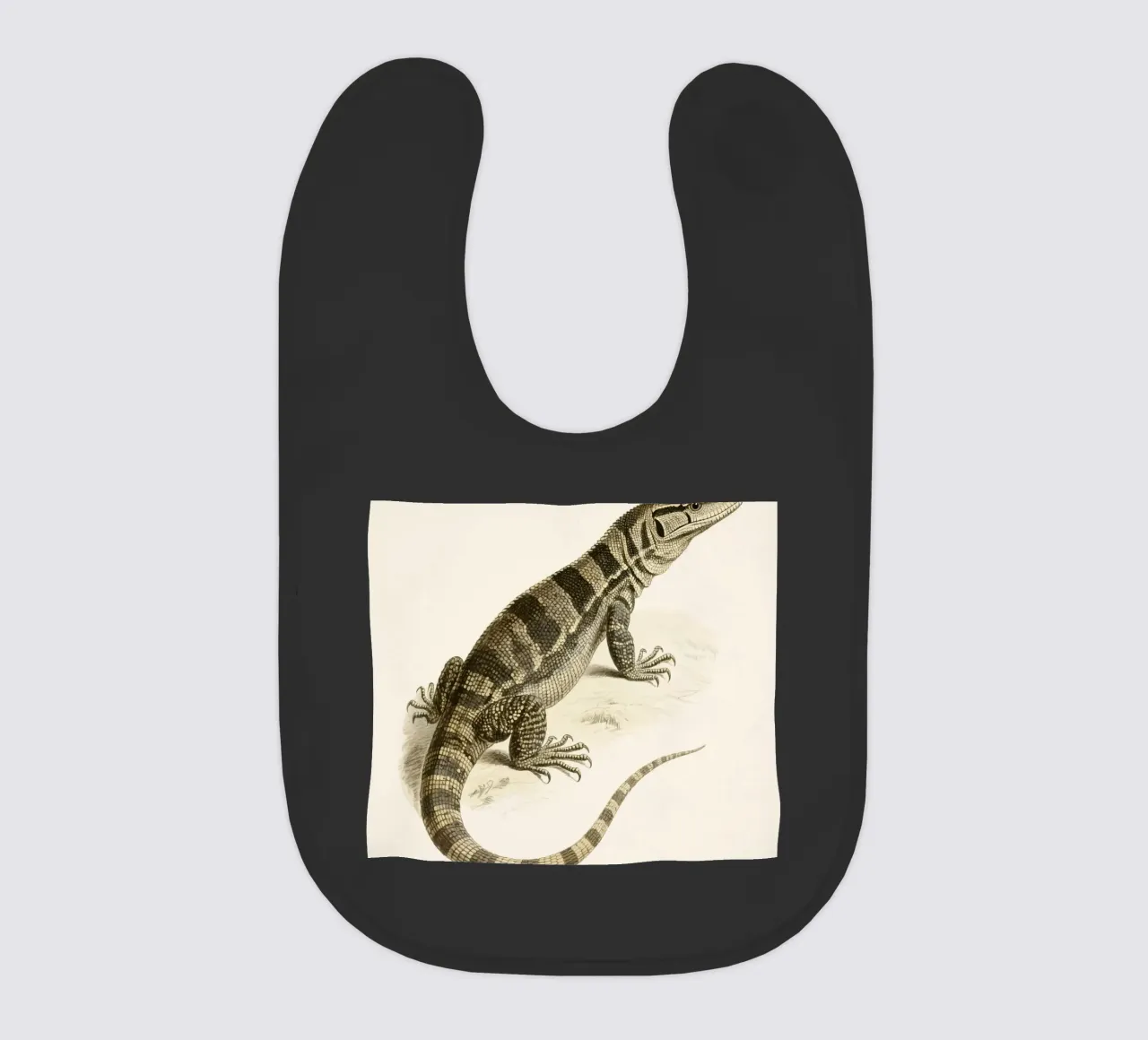 Lizard baby bib by knowledge