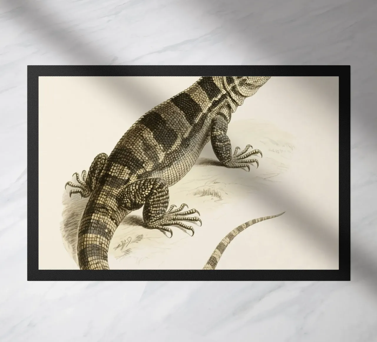 Lizard doormat by knowledge