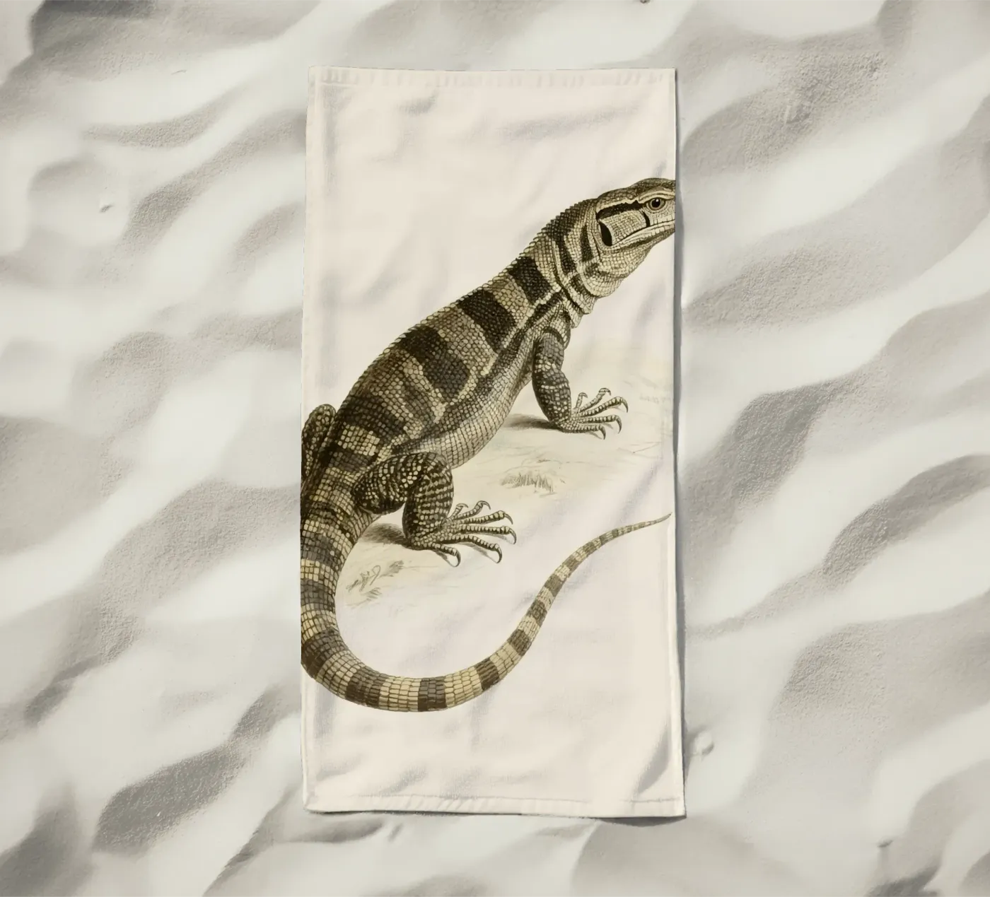 Lizard Strandtuch von knowledge