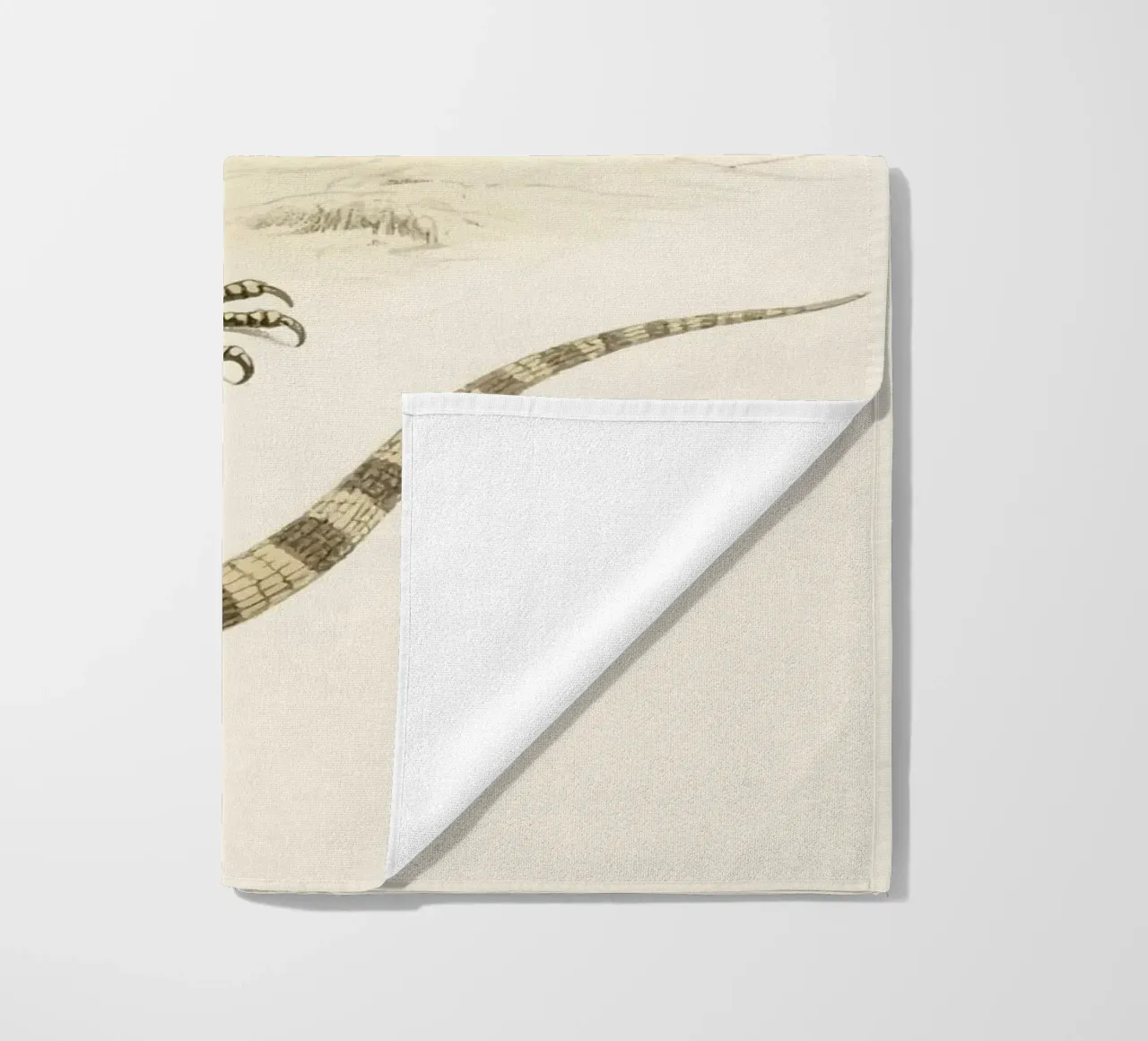 Hagedis strandhanddoek van knowledge