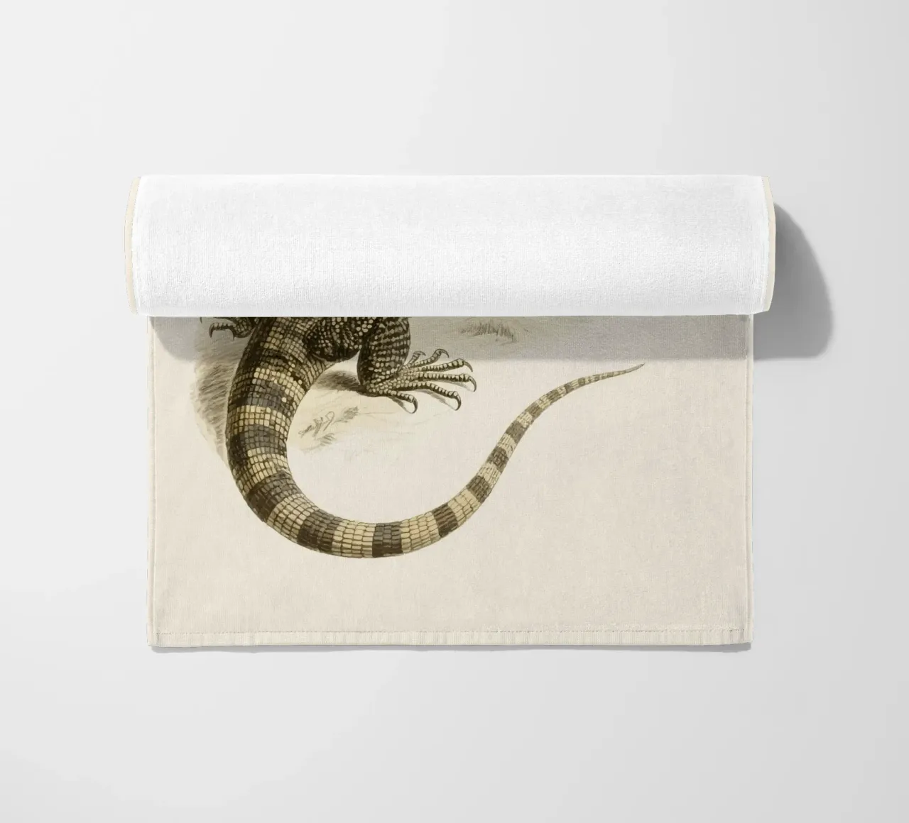 Hagedis strandhanddoek van knowledge