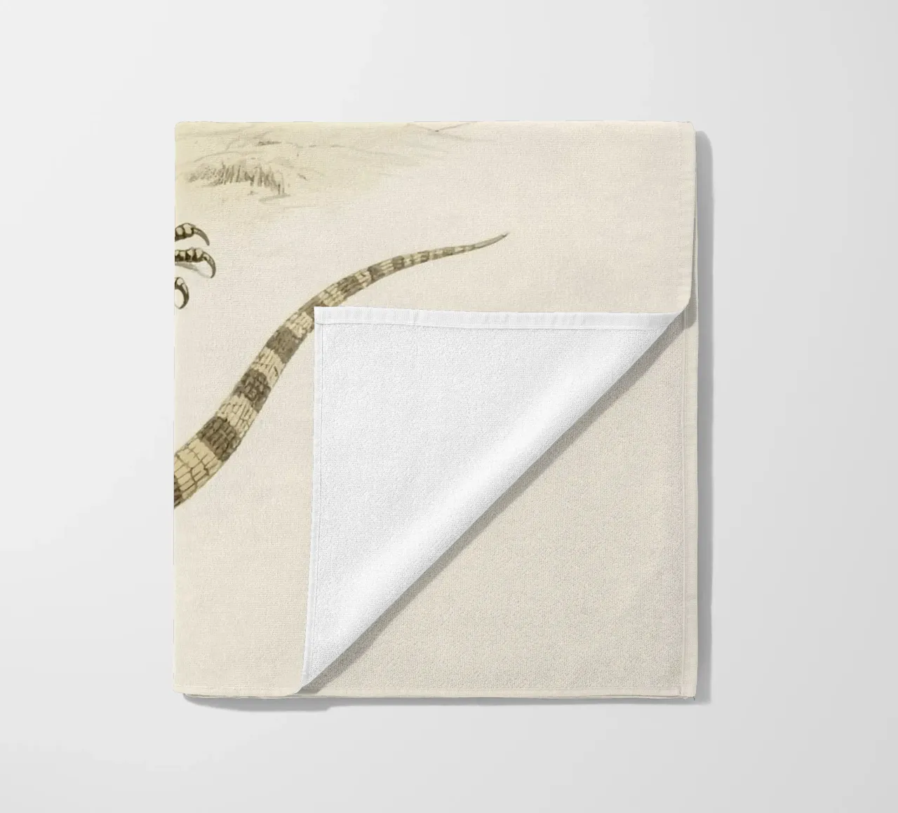 Hagedis strandhanddoek van knowledge