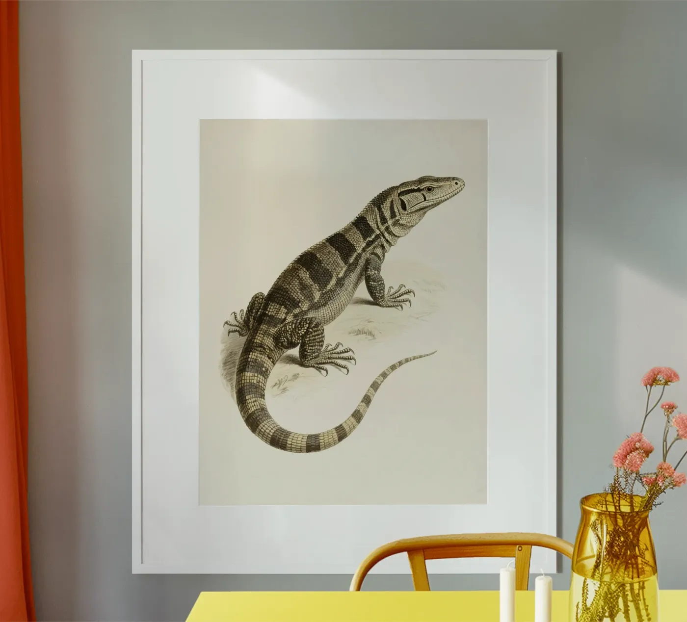 Lézard poster de knowledge