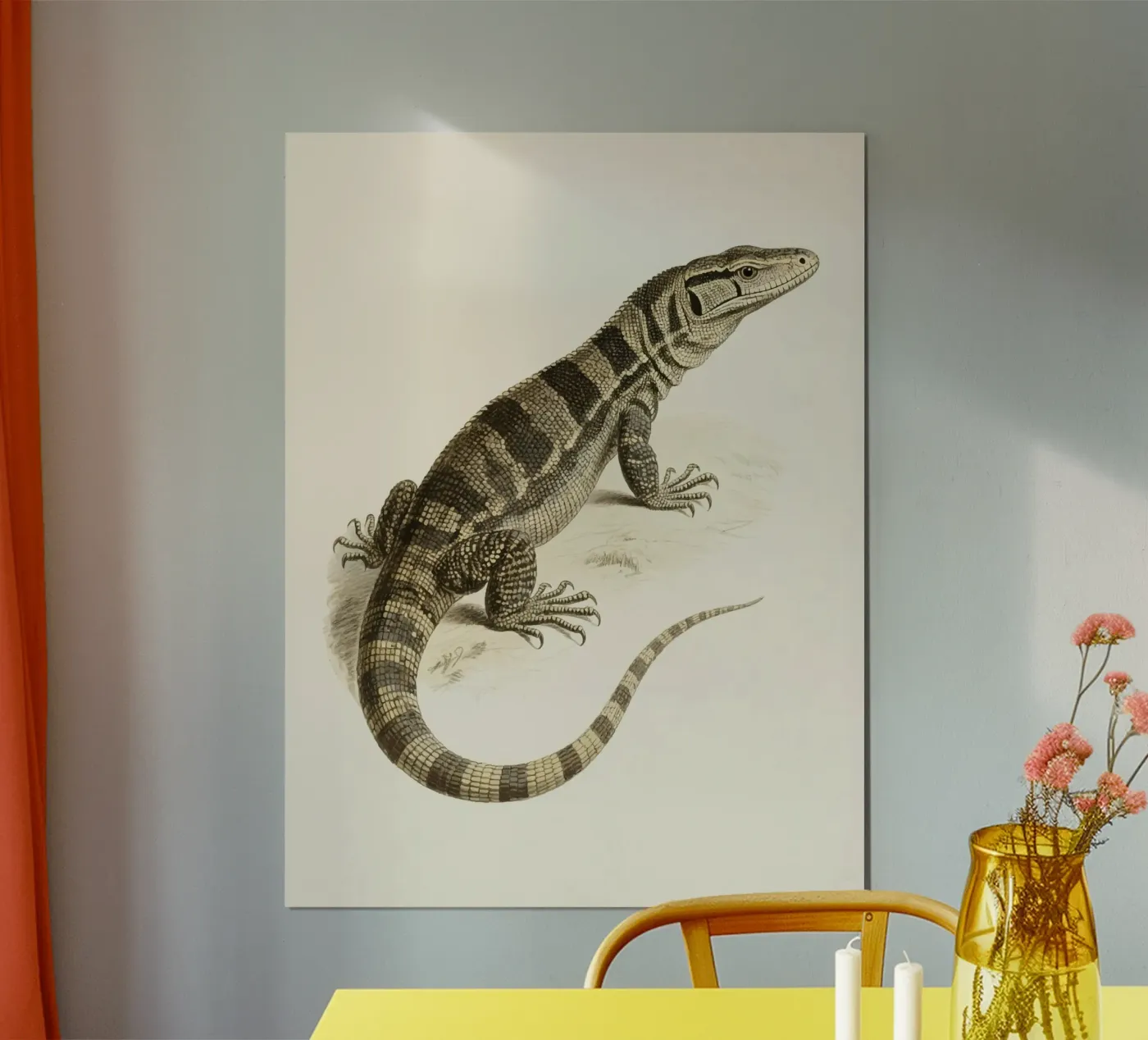 Lézard poster de knowledge