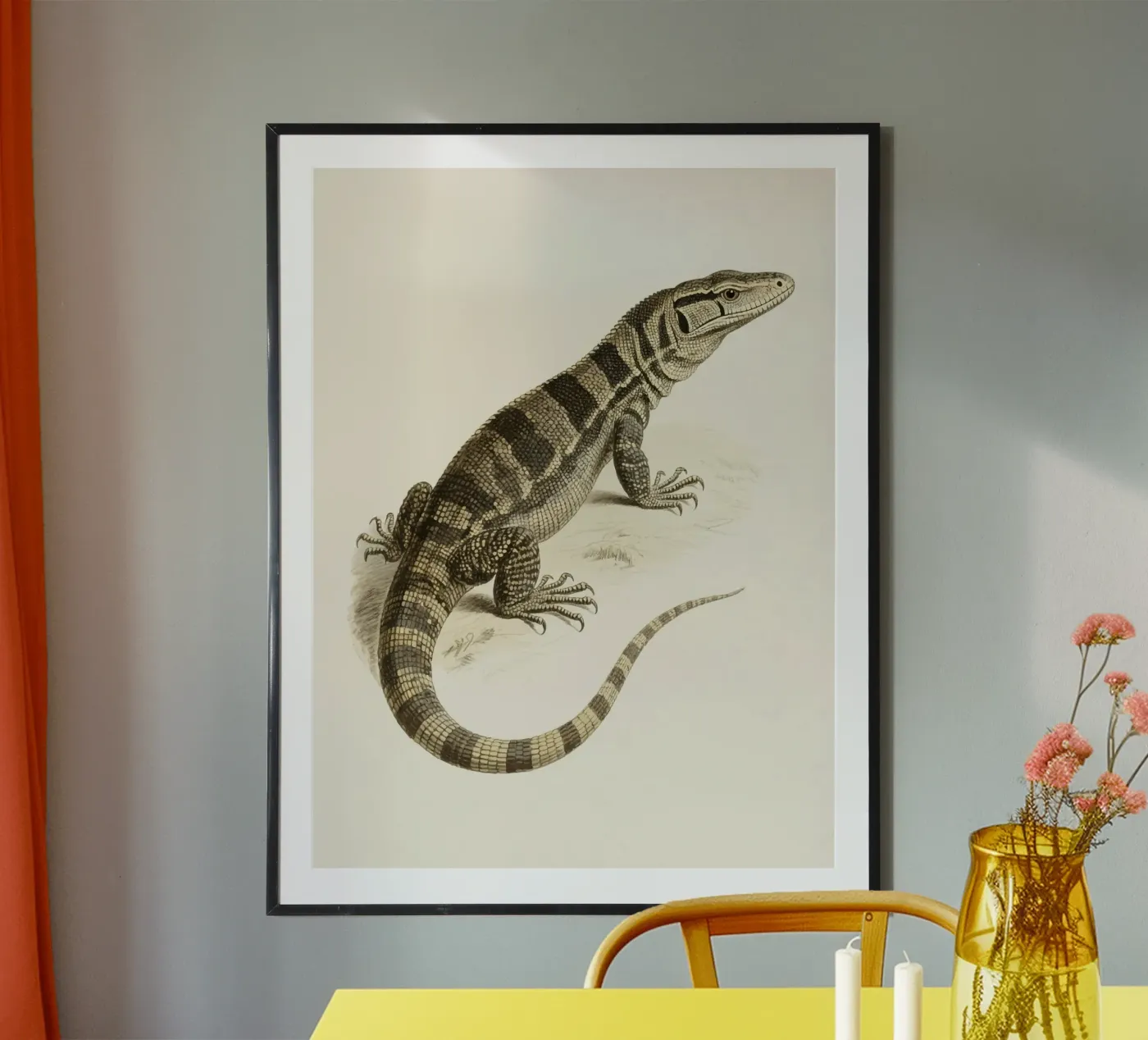 Lézard poster de knowledge